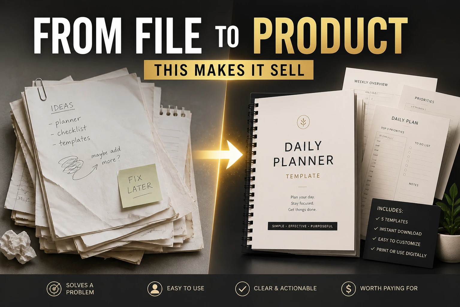 When a Template Becomes a Product