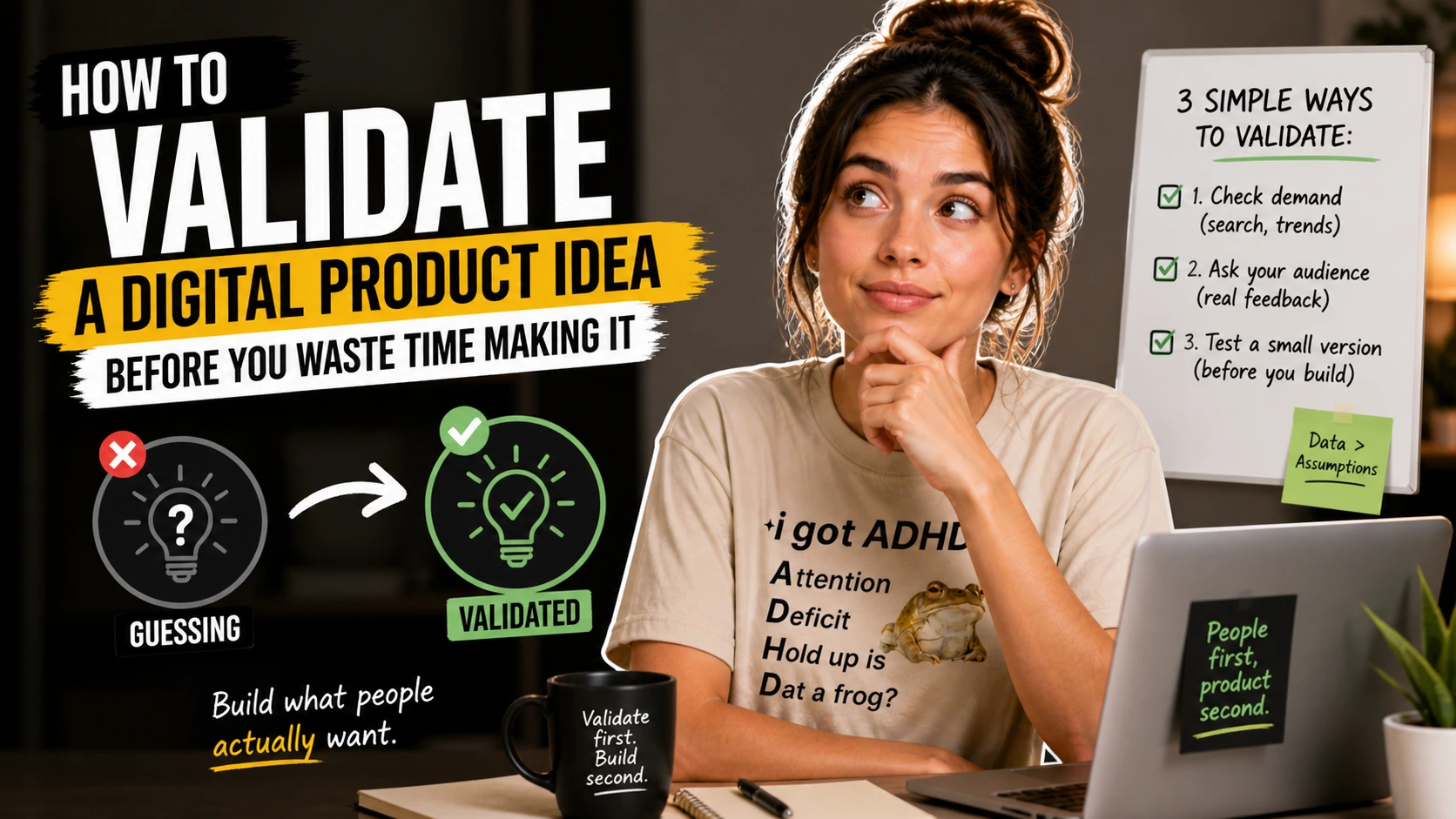 How to Validate a Digital Product Idea Before You Waste Time Making It