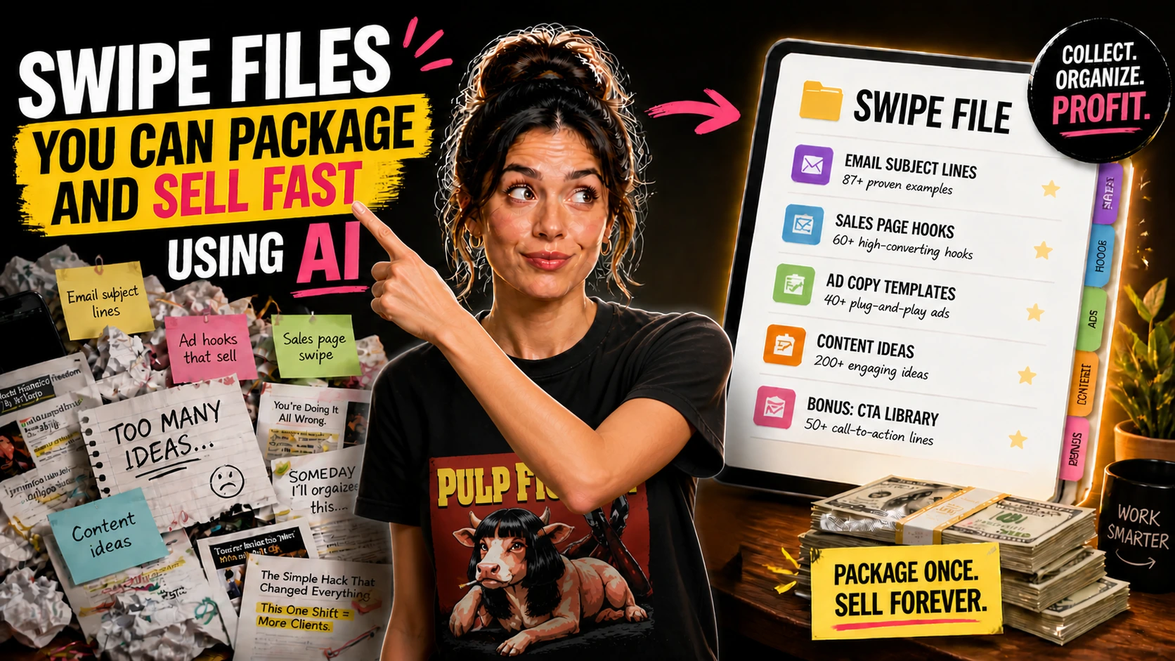 Swipe Files You Can Package and Sell Fast Using AI